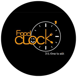 Food O Clock logo.